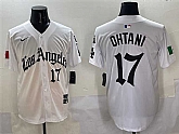 Men's Los Angeles Dodgers #17 Shohei Ohtani White Mexico 2025 LA Gothic Style With Fernando Patch Vapor Premier Limited Stitched Jersey,baseball caps,new era cap wholesale,wholesale hats